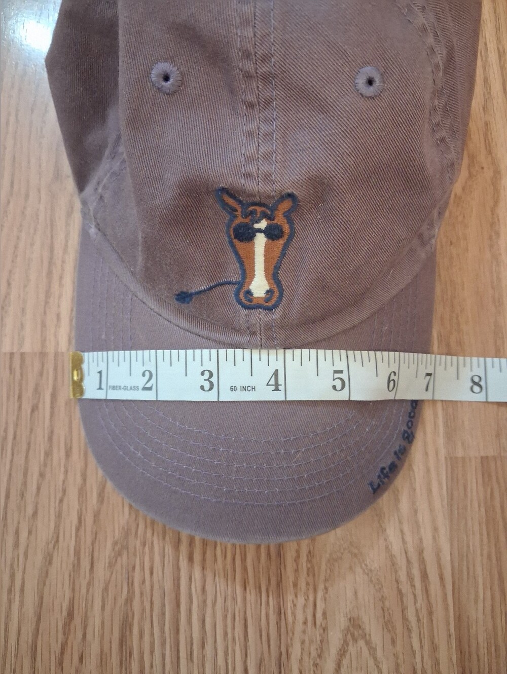LIFE IS GOOD cap.  Womens.  Size M/L Color:  Purple - Picture 8 of 9